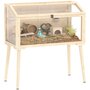 Voir la diapositive 1 : PAWHUT Cage hamster rongeur en bois plexiglas - 7 plateformes - multi-accessoires - 110 x 52 x 101 cm