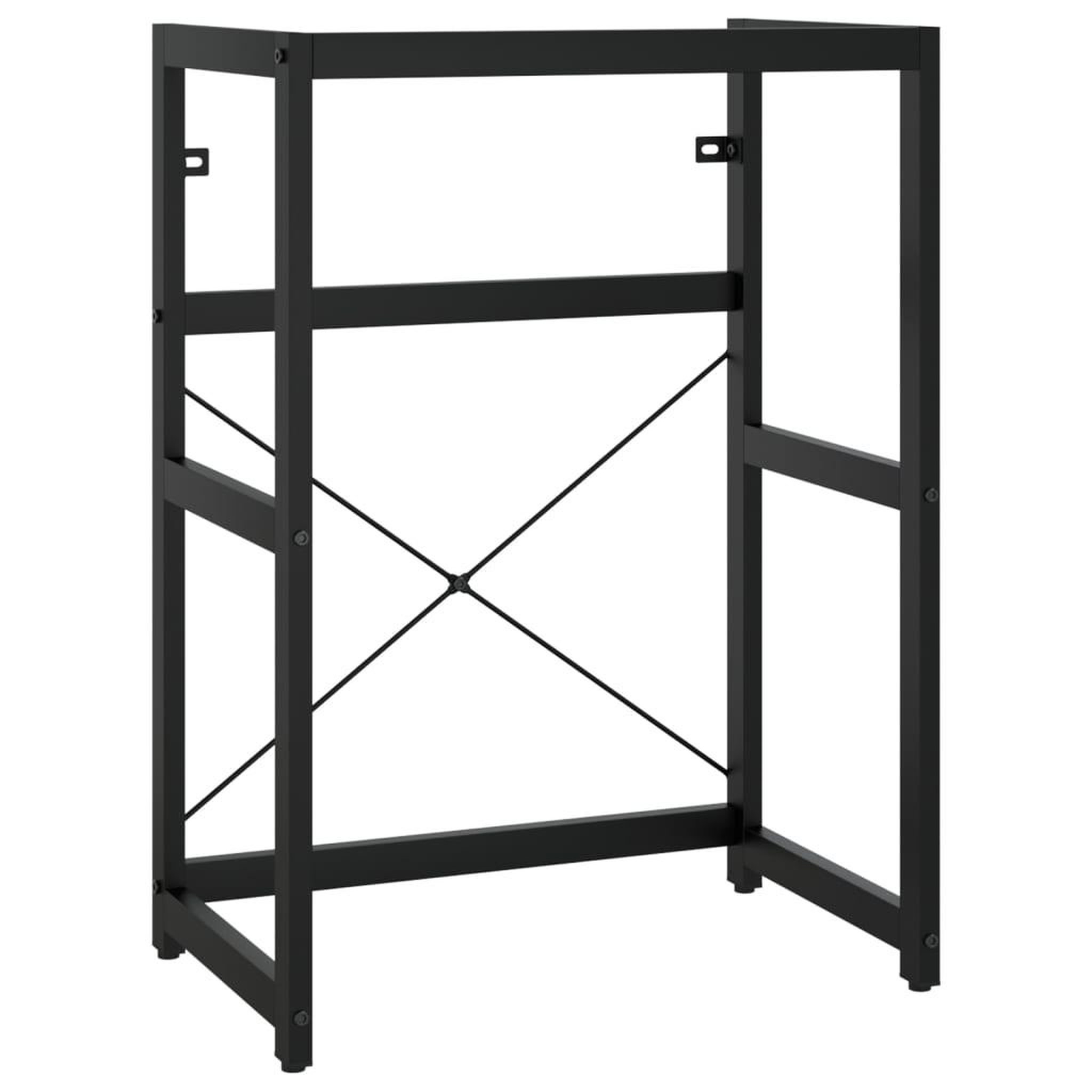 Voir la diapositive 3 : VIDAXL Cadre de lavabo de salle de bain vasque a encastrer Noir Fer