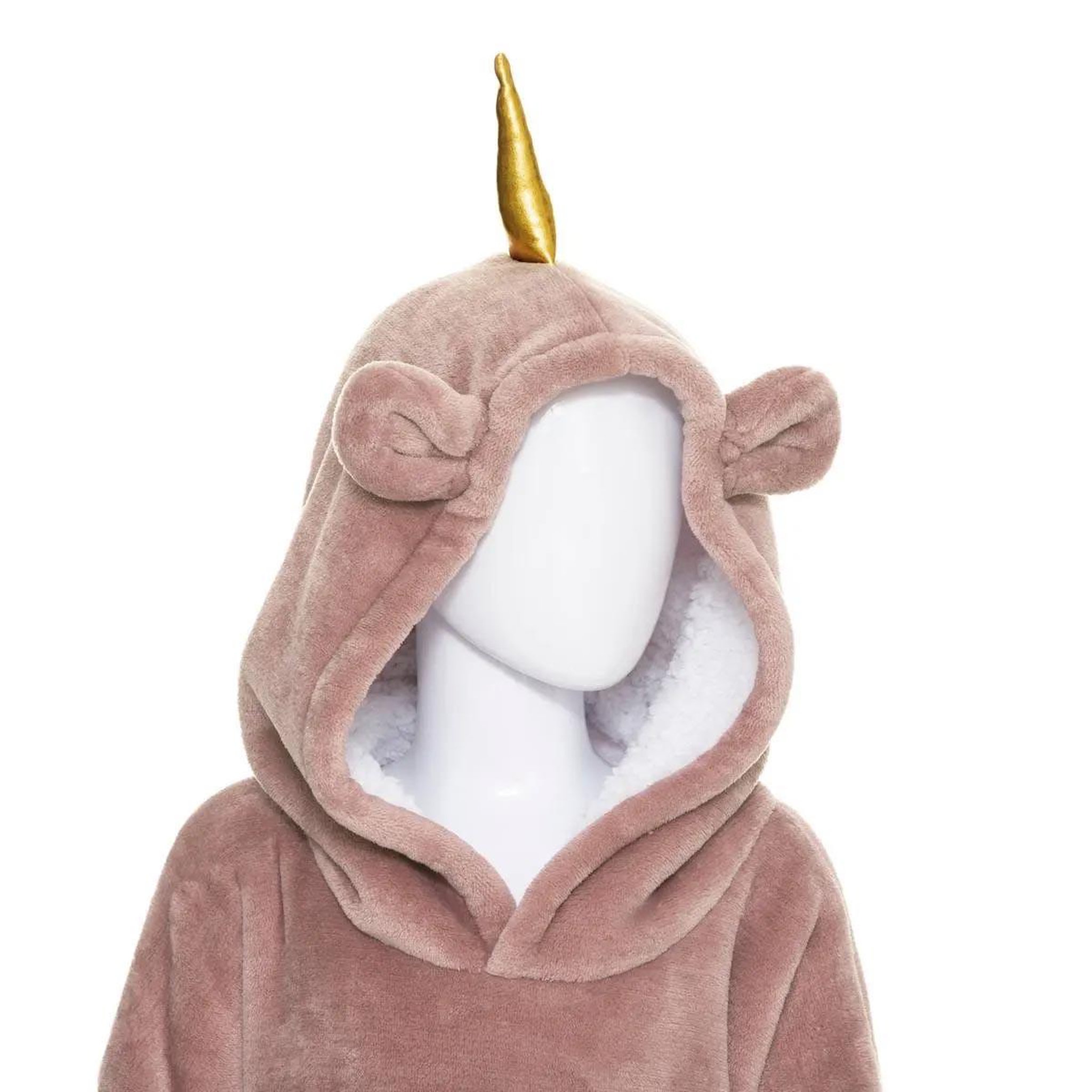 Voir la diapositive 1 : ATMOSPHERA Sweat Plaid Rose Enfant Atmosphera Licorne 3-10 Ans
