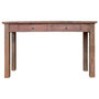 Voir la diapositive 3 : VIDAXL Table console bois d'acajou massif 123x42x75 cm