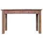Voir la diapositive 3 : VIDAXL Table console bois d'acajou massif 123x42x75 cm