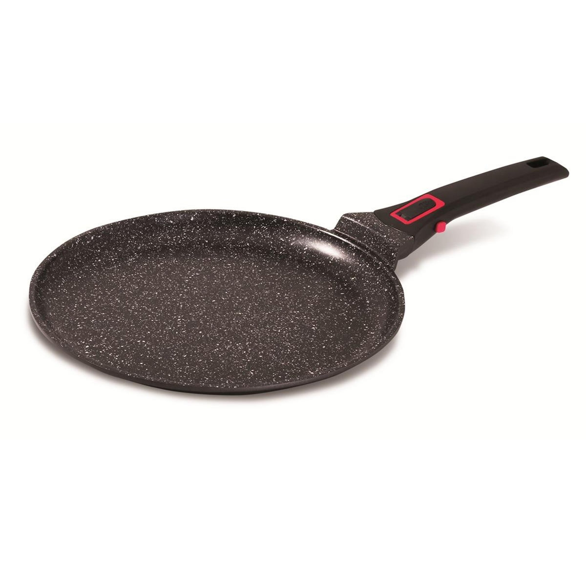 BAUMALU Crepière fonte d'aluminium 28cm noir - 386608