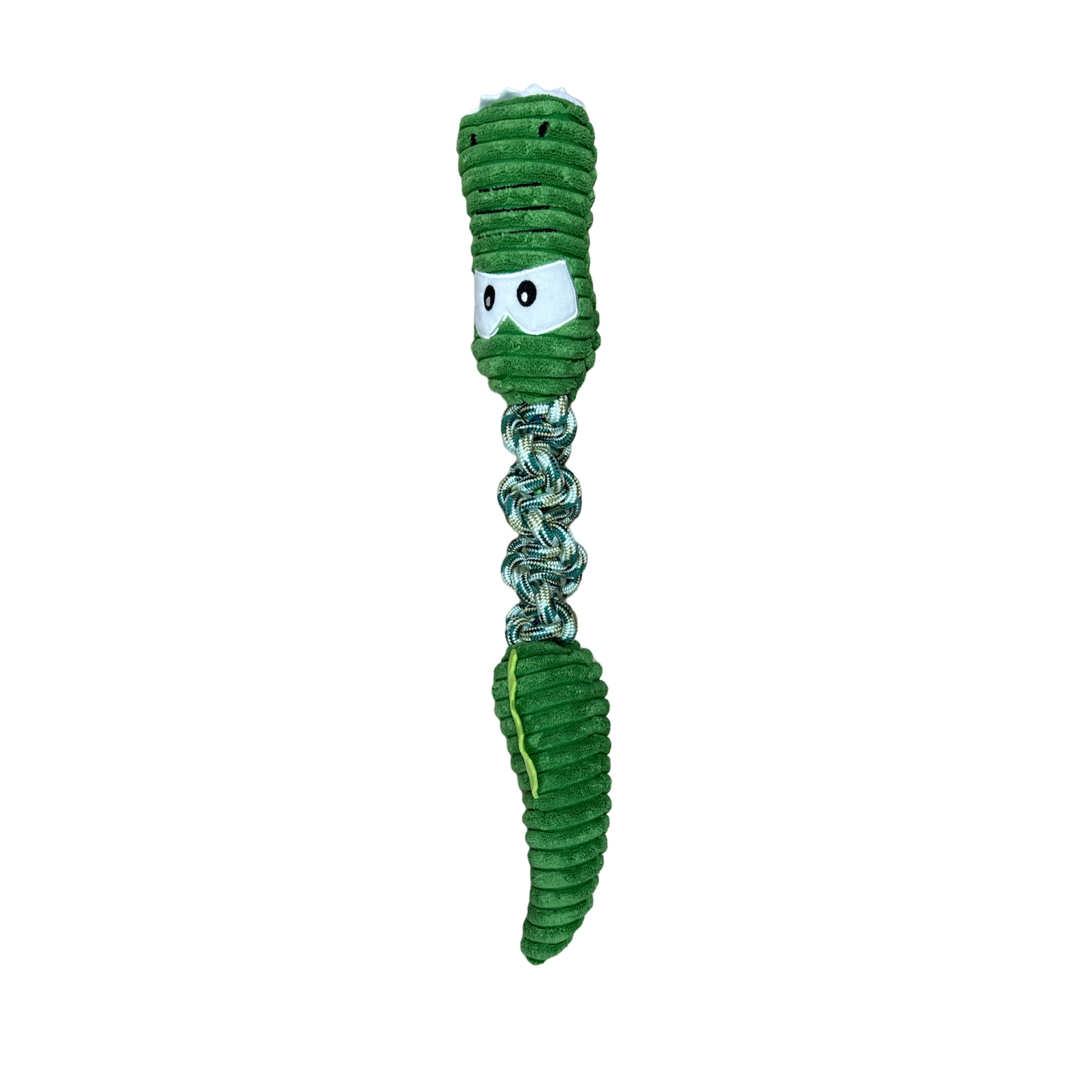 MON AMI LUKI Jouet sonore peluche et corde crocodile - VERT - 50X9CM
