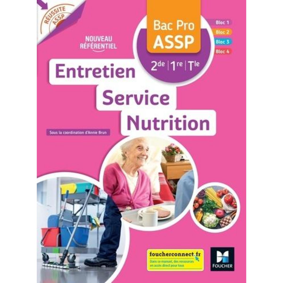 ENTRETIEN SERVICE NUTRITION 2DE/1RE/TLE BAC PRO ASSP. EDITION 2022, Brun Annie