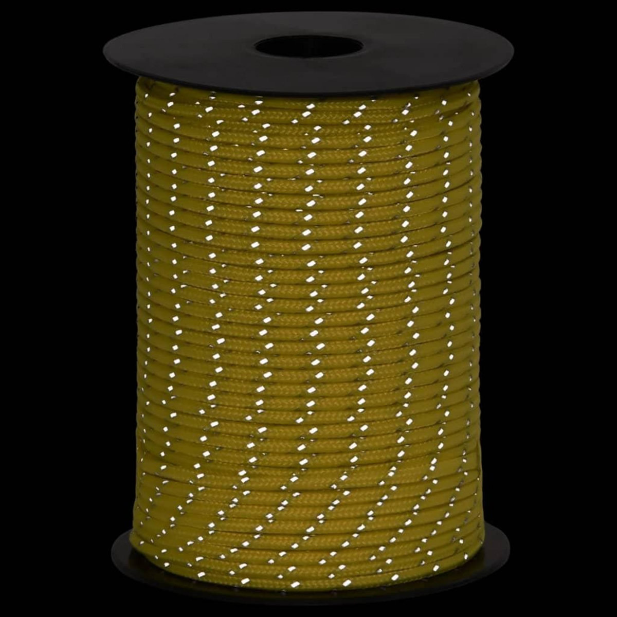 VIDAXL Corde de haubanage de tente avec bandes reflechissantes et cles