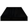 Voir la diapositive 5 : VIDAXL Etagere murale flottante Noir brillant 60x23,5x3,8 cm MDF