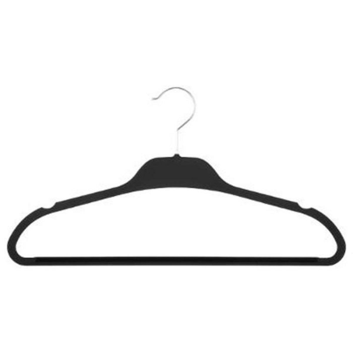 FIVE Lot de 5 Cintres  Anti-Dérapant  45cm Noir