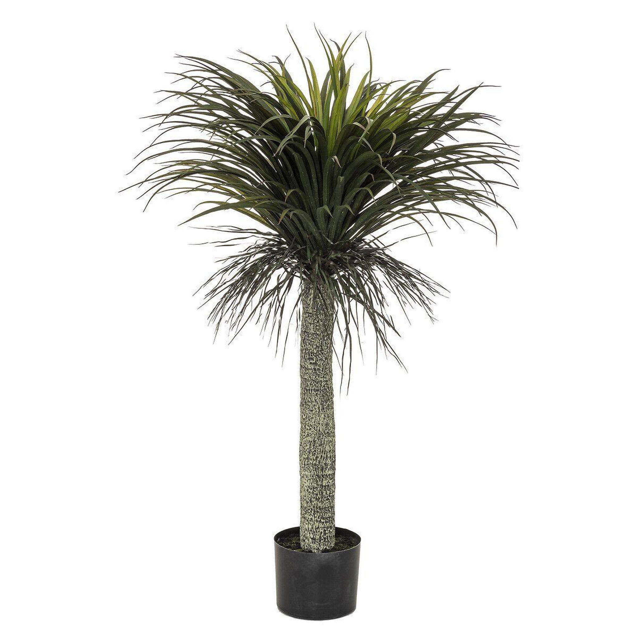 ATMOSPHERA Plante artificielle en pot  yucca  150cm vert & noir