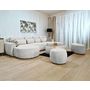 Voir la diapositive 5 : BEST MOBILIER Mahina - canapé panoramique en u 7 places - convertible avec coffre - en tissu bouclette