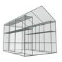 Voir la diapositive 3 : EUROSPEN Serre de Jardin 4m² - avec étagères et porte zipée