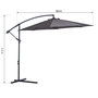 Voir la diapositive 3 : OUTSUNNY Parasol déporté octogonal inclinable manivelle pied acier Ø 3 x 2,5H m gris