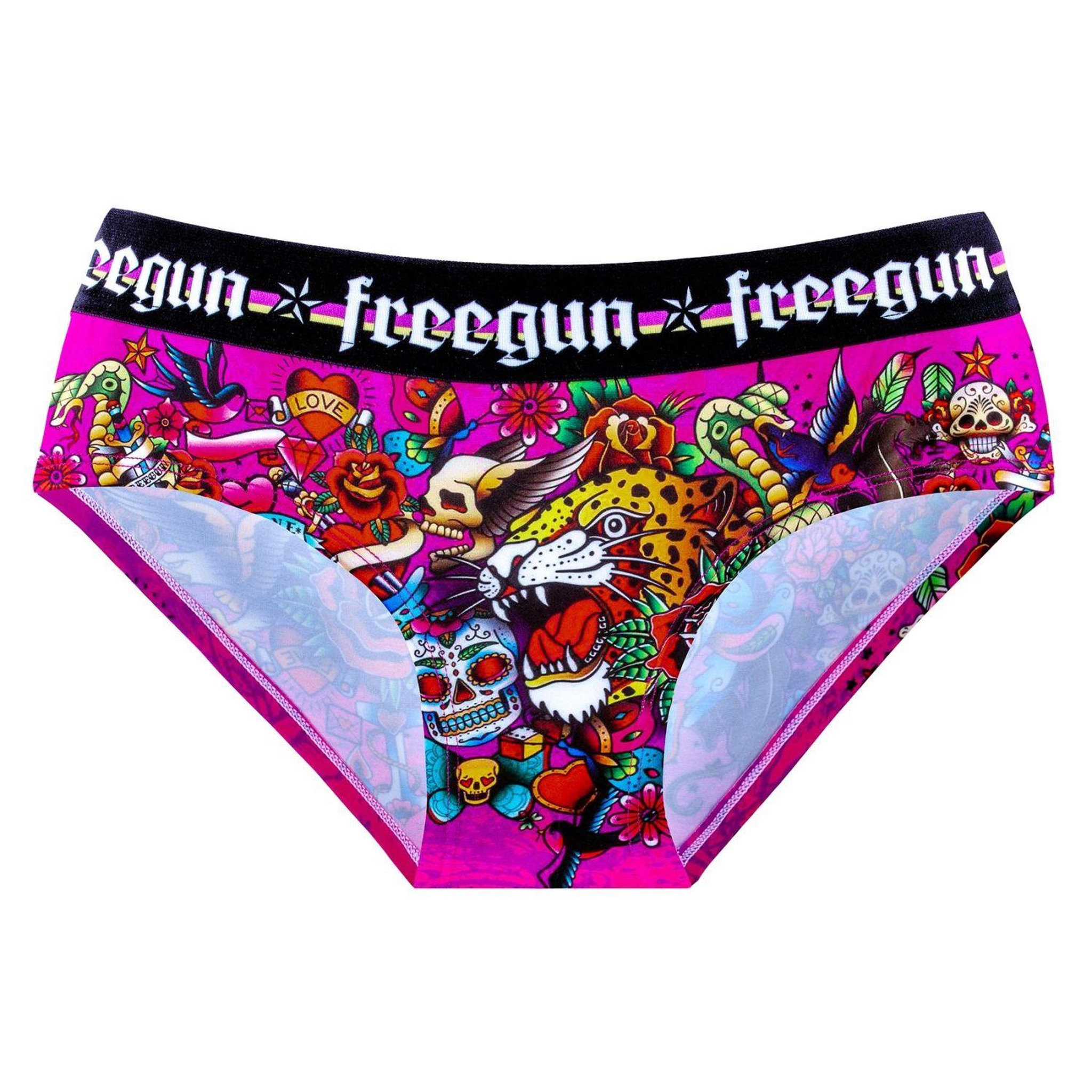Voir la diapositive 5 : FREEGUN Lot de 3 culottes fille Hardy