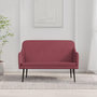 Voir la diapositive 1 : VIDAXL Banc Rouge bordeaux 110x76x80 cm Tissu