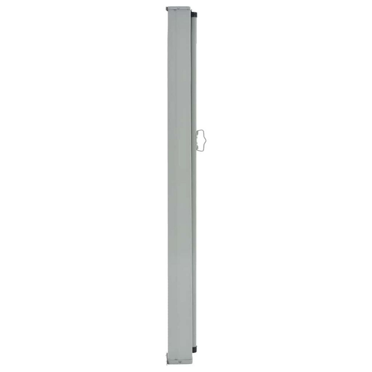 VIDAXL Auvent lateral retractable de patio 80x300 cm Gris