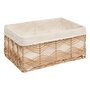 Voir la diapositive 3 : ATMOSPHERA Lot de 4 Cagettes en Rotin  Rosy  48cm Naturel