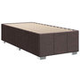Voir la diapositive 3 : VIDAXL Cadre de lit sans matelas marron fonce 90x200 cm tissu