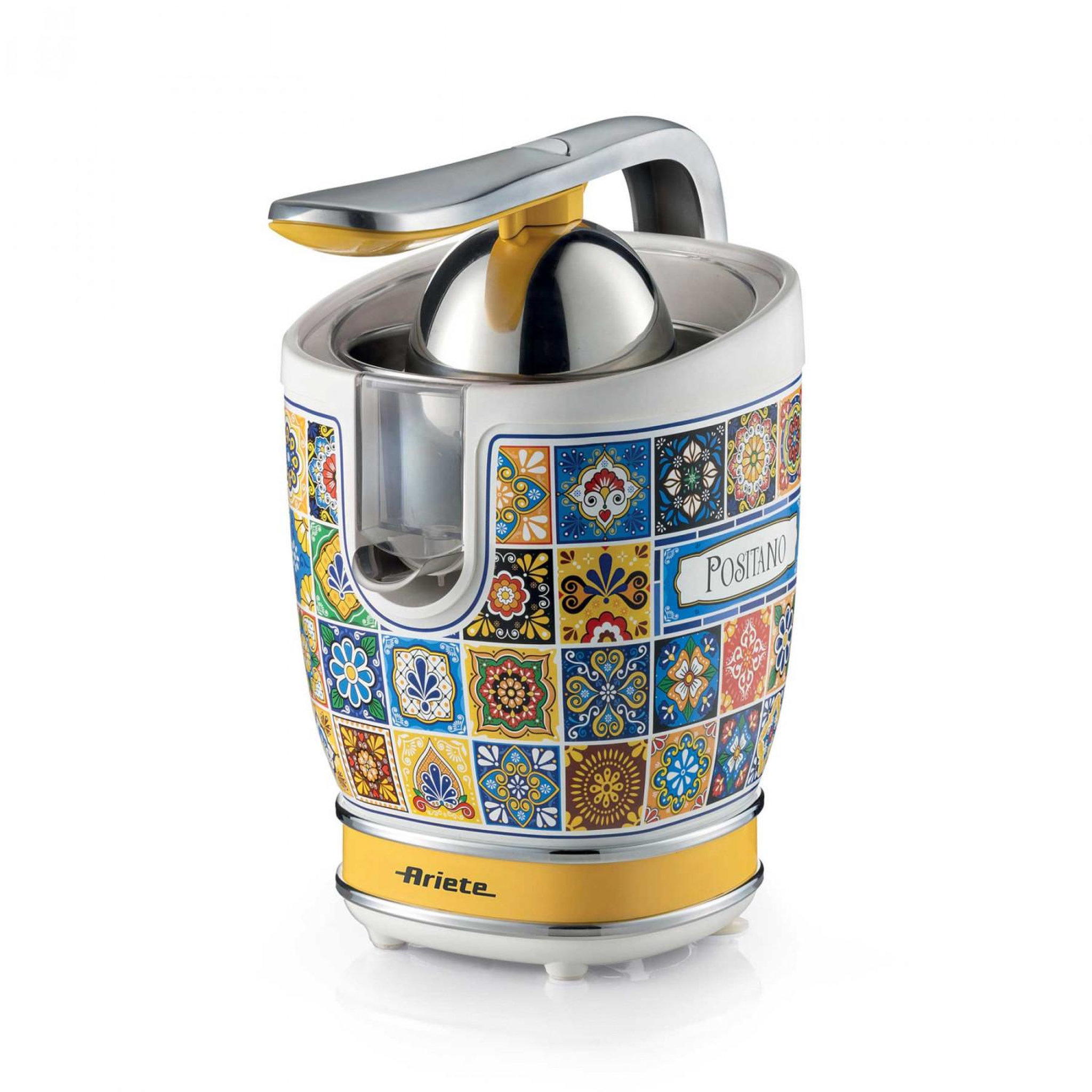 Voir la diapositive 2 : ARIETE Presse agrume électrique Ariete 413 Positano jaune multicolore