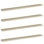 Voir la diapositive 2 : VIDAXL Etageres murales 4 pcs blanc et chene sonoma 115x9x3 cm