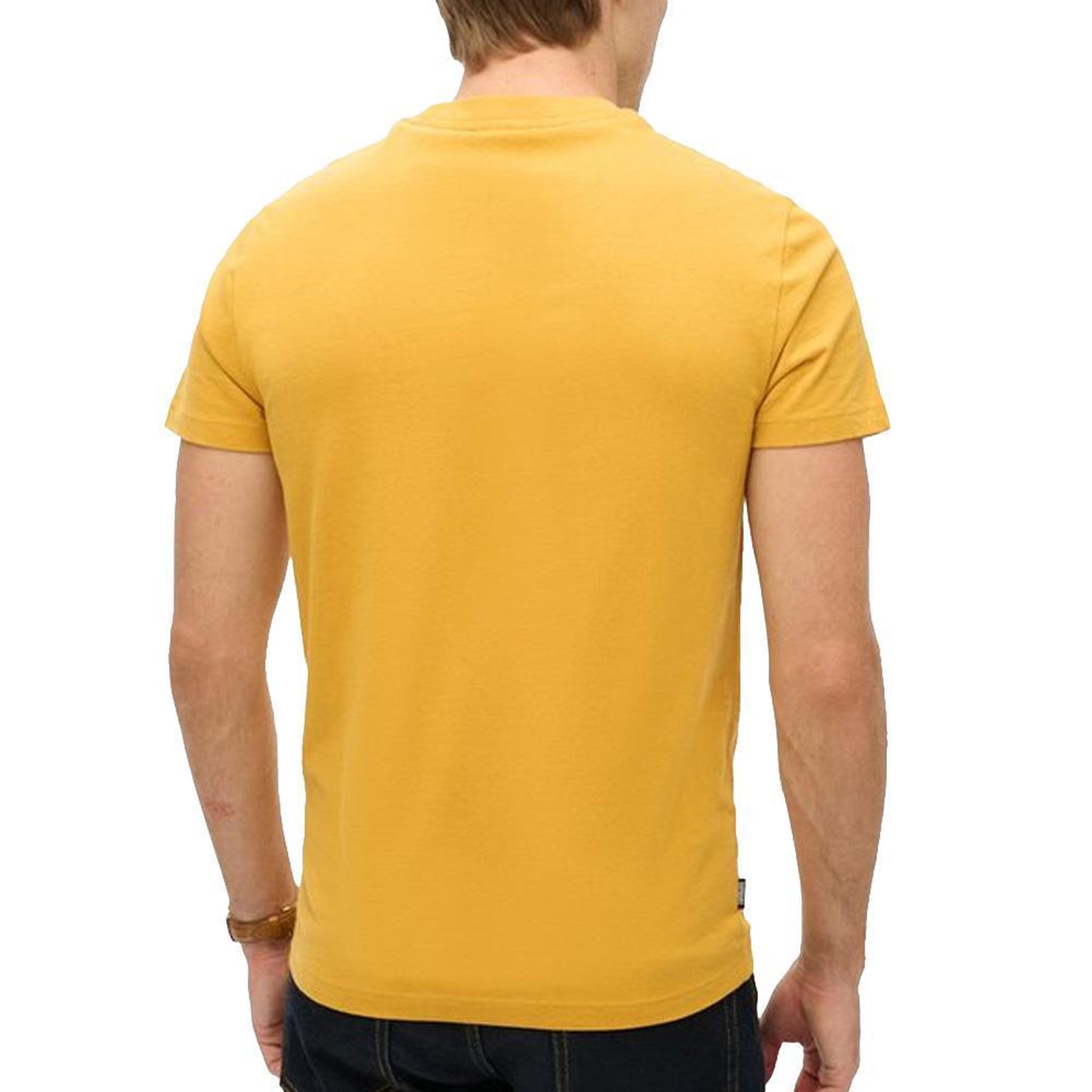 Voir la diapositive 2 : SUPERDRY T-Shirt Jaune Homme Superdry Essential