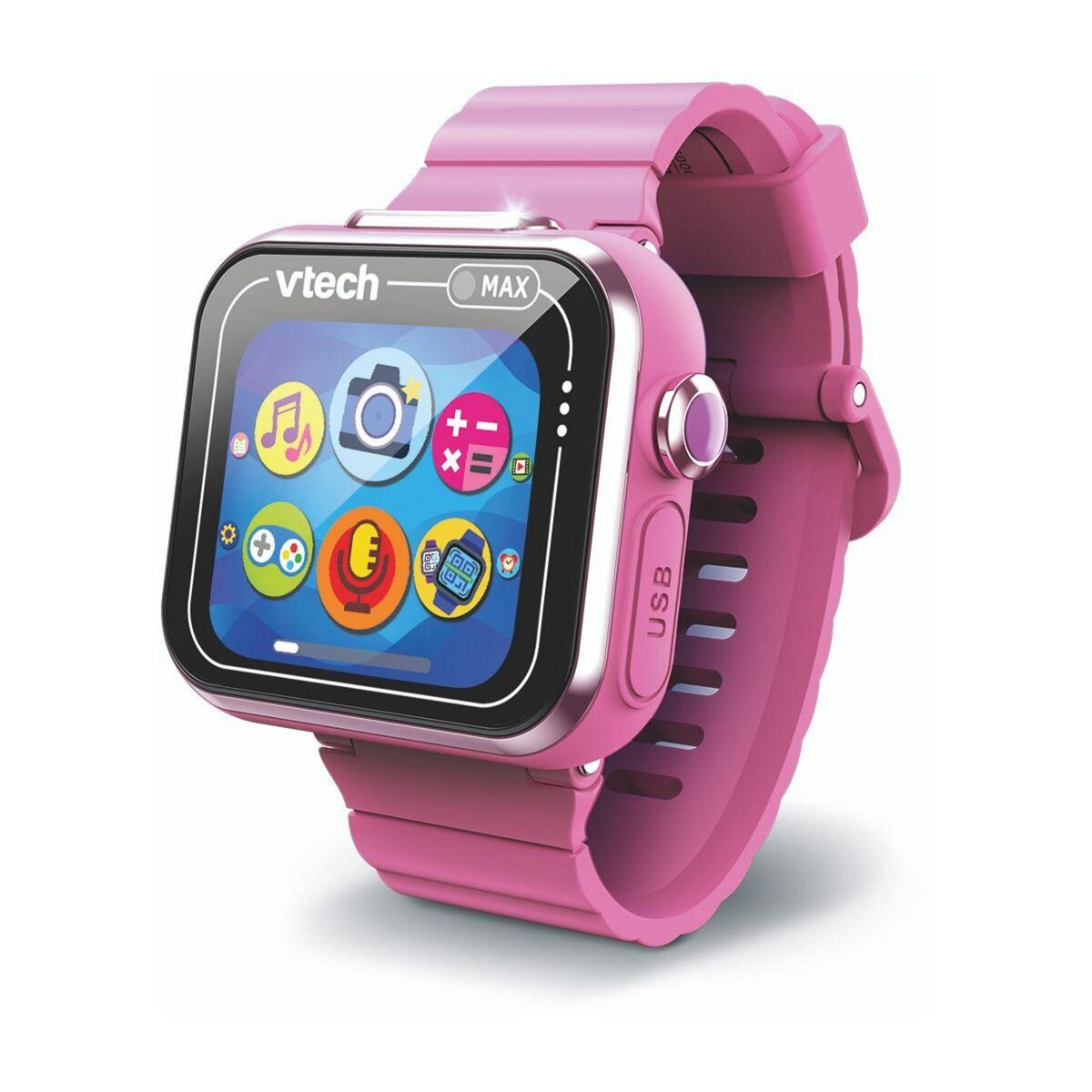 VTECH Montre enfant connect e KidiZoom Smartwatch Max rose pas