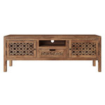 Rendez vous déco Meuble TV ajouré en bois de manguier 150 cm-Jaya