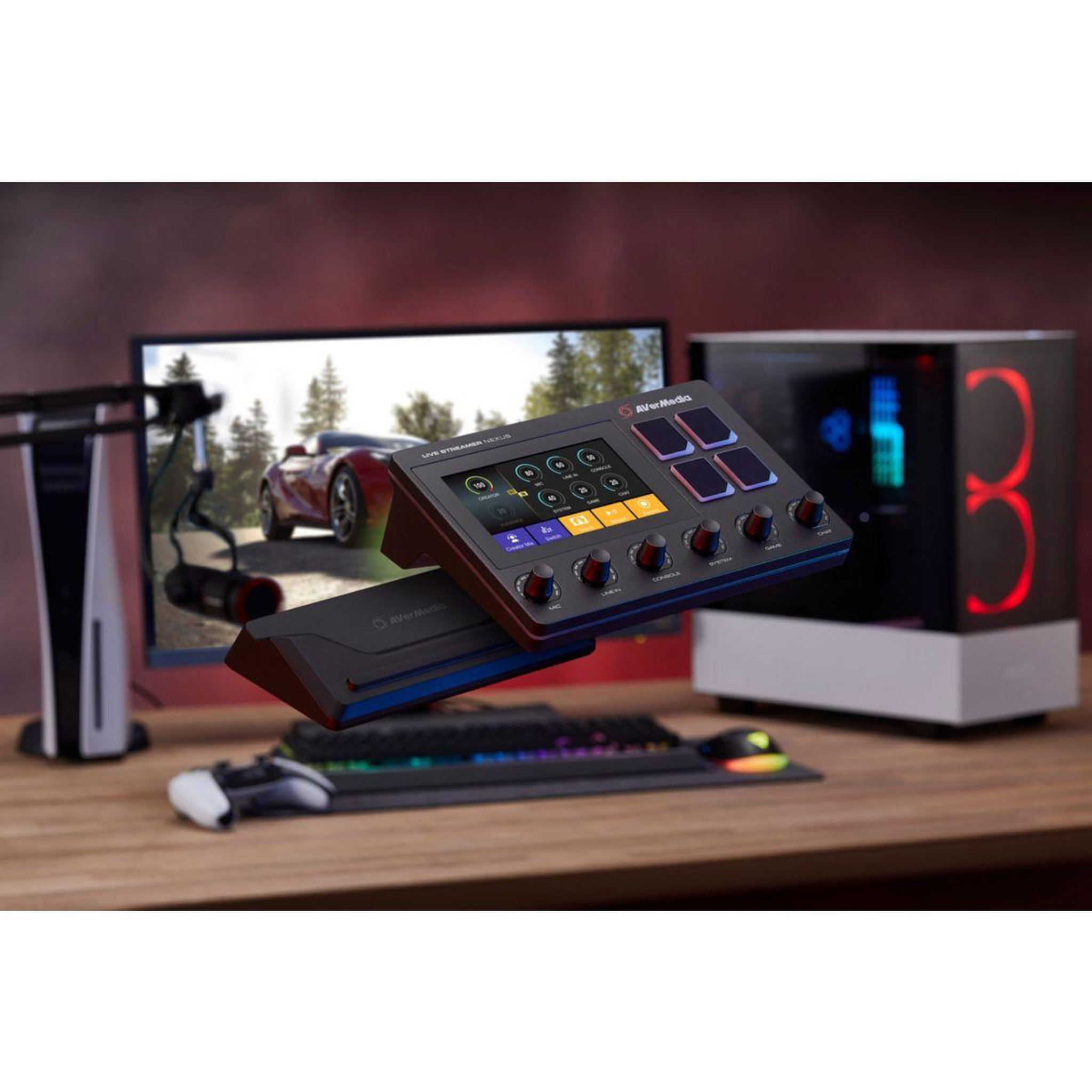 Voir la diapositive 5 : Avermedia Carte d'acquisition STREAM DECK LIVE STREAMER AX310