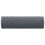 Voir la diapositive 4 : VIDAXL Coussins decoratifs lot de 2 Gris fonce Ø15x50 cm Velours