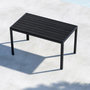 Voir la diapositive 5 : Paris Prix Table de Jardin  Mirko  140cm Noir