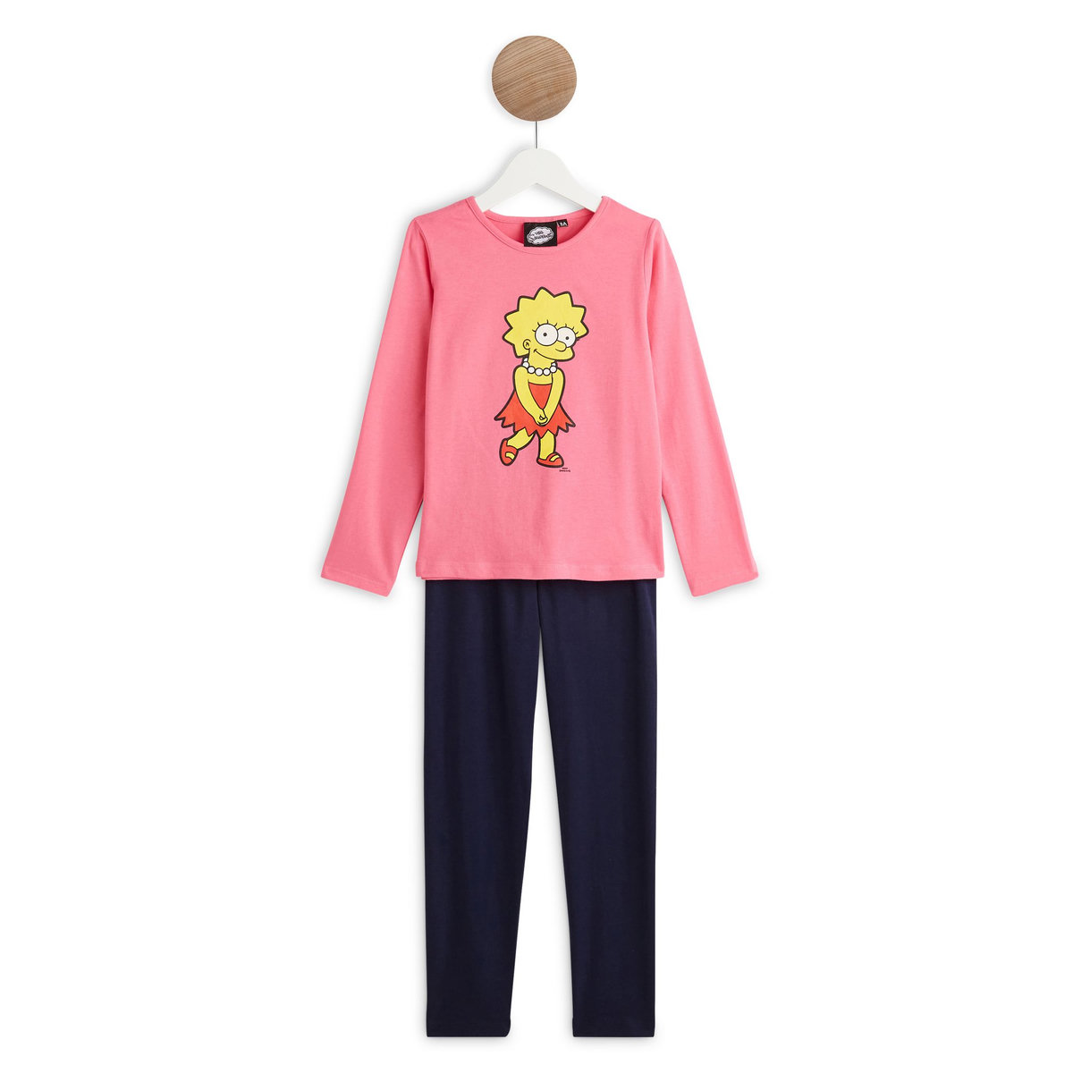 INEXTENSO Ensemble pyjama Lisa Simpson fille pas cher - Auchan.fr