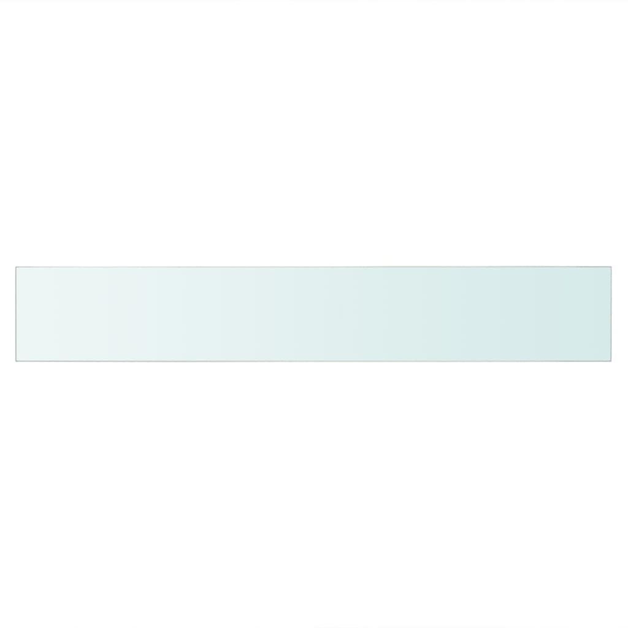 Voir la diapositive 3 : VIDAXL Panneaux d'etagere 2 pcs Verre Transparent 80 x 12 cm