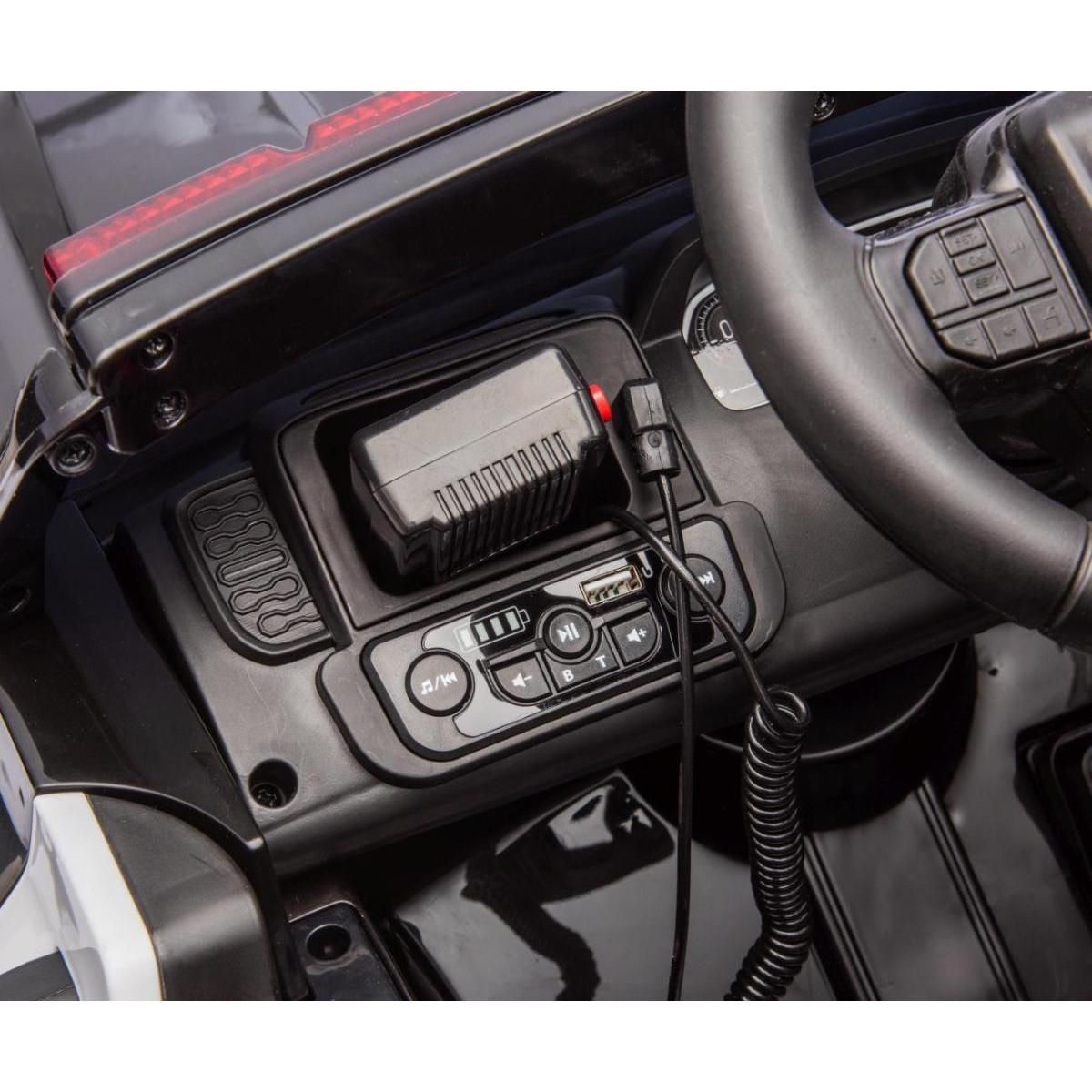 MILLY MALLY Voiture électrique Ford Ranger Police Noire