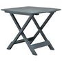 Voir la diapositive 3 : VIDAXL Table pliable de jardin Vert 79x72x70 cm Plastique