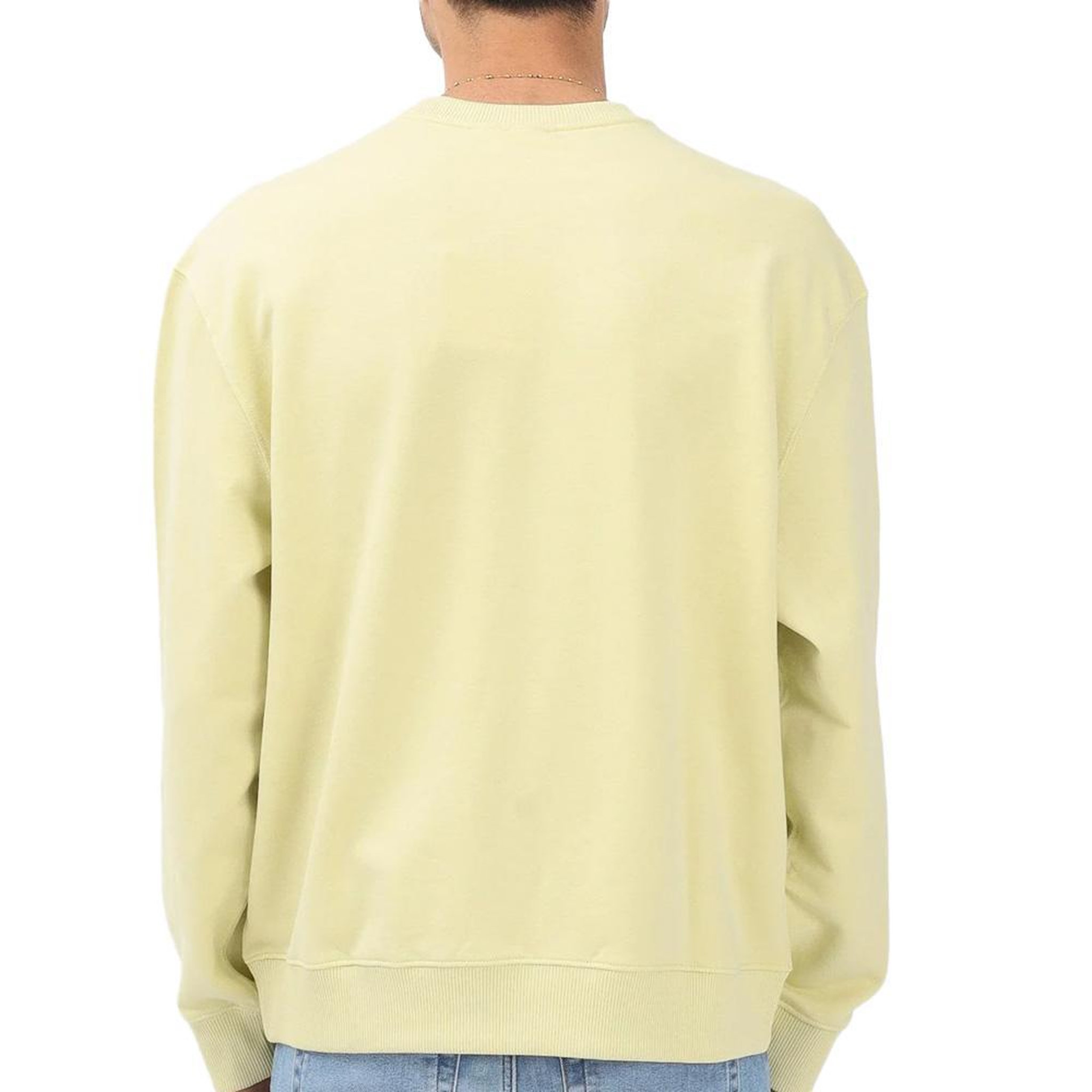 Voir la diapositive 2 : CALVIN KLEIN JEANS Sweat Jaune Homme Calvin Klein Jeans Ls 350terry