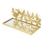 Voir la diapositive 4 : Paris Prix Lot de 2 Étagère Murales Design  Butterfly  43cm Or