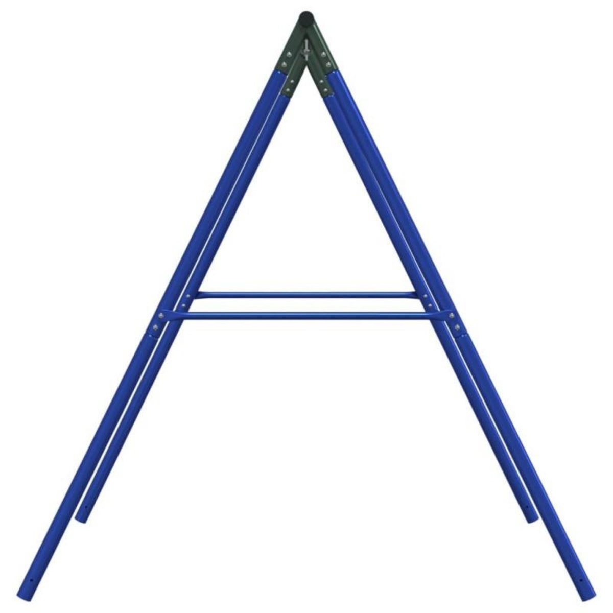 VIDAXL Cadre de balançoire extérieur et 2 crochets de suspension acier