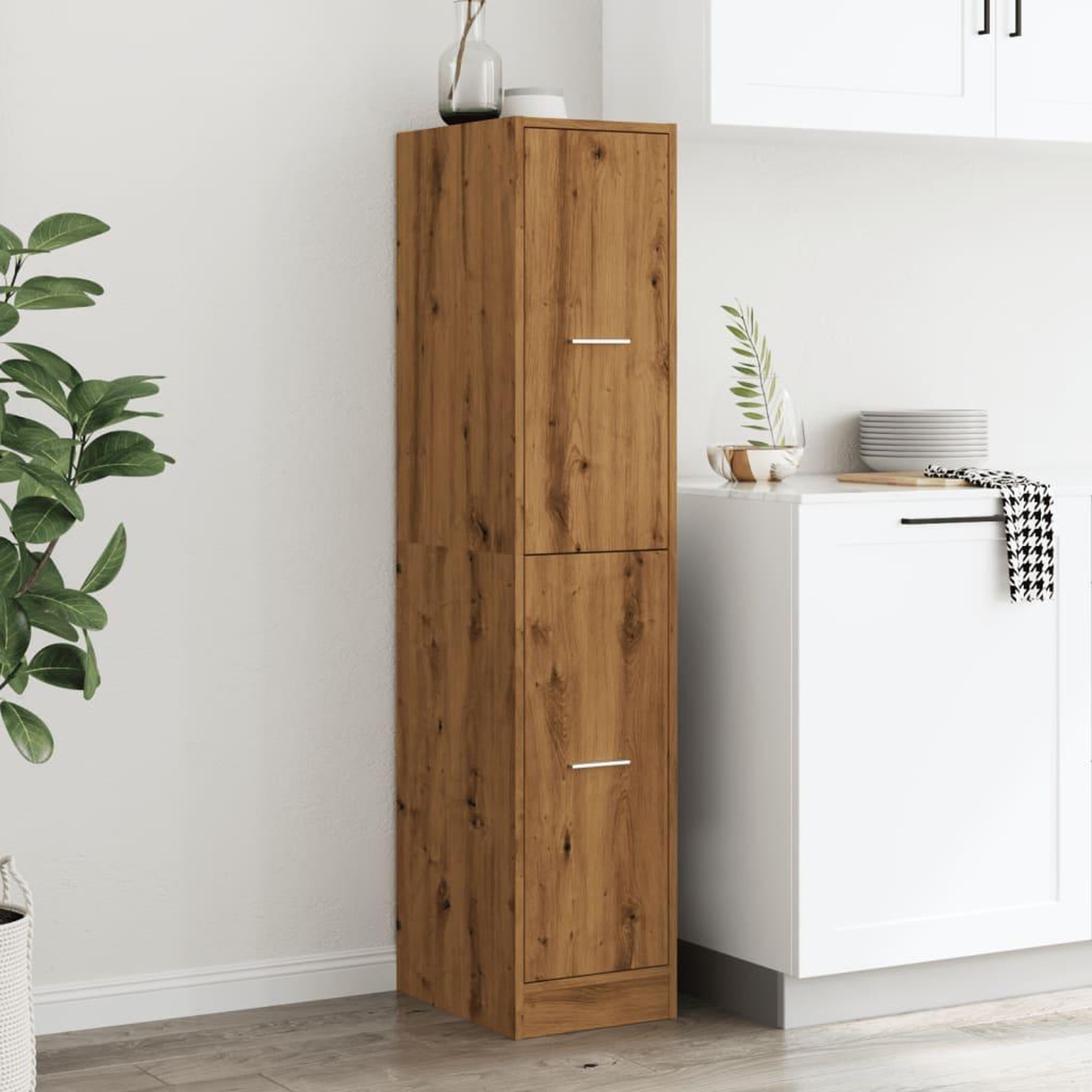 Voir la diapositive 4 : VIDAXL Armoire d'apothicaire chene artisanal bois d'ingenierie