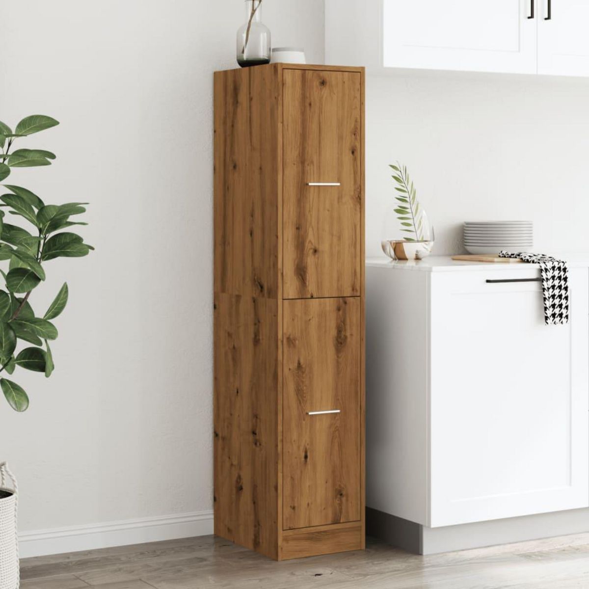 VIDAXL Armoire d'apothicaire chene artisanal bois d'ingenierie