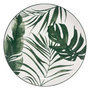 Voir la diapositive 1 : SECRET DE GOURMET Lot de 6 Assiettes à Dessert  Palme  19cm Vert