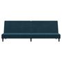 Voir la diapositive 5 : VIDAXL Canape-lit a 2 places Bleu Velours
