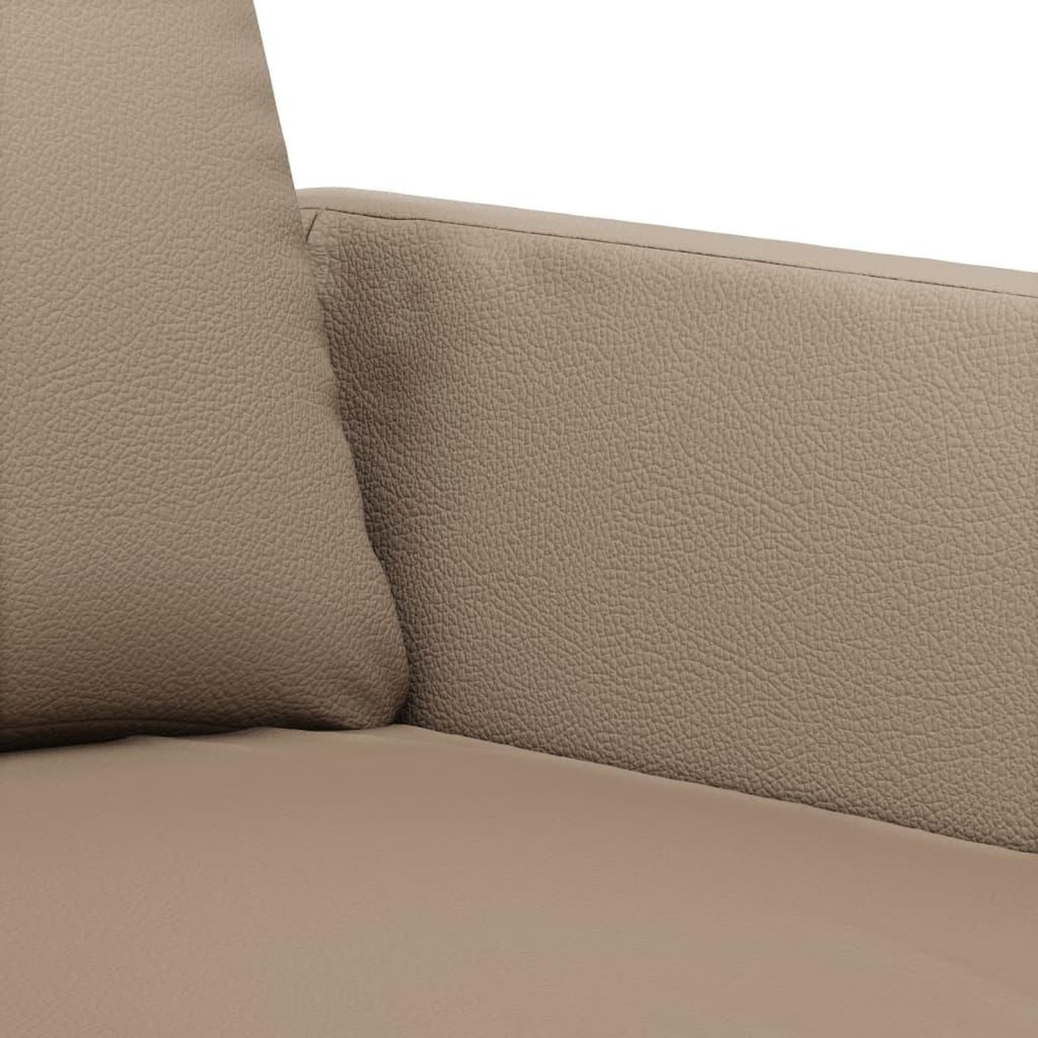 Voir la diapositive 5 : VIDAXL Ensemble de canapes 2 pcs avec coussins Cappuccino Similicuir