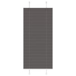 VIDAXL Store plisse noir 60x150 cm largeur du tissu 59,4 cm polyester