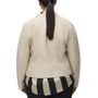 Voir la diapositive 2 : Vero Moda Veste Ecru Similicuir  Femme Vero Moda Favodona Coated