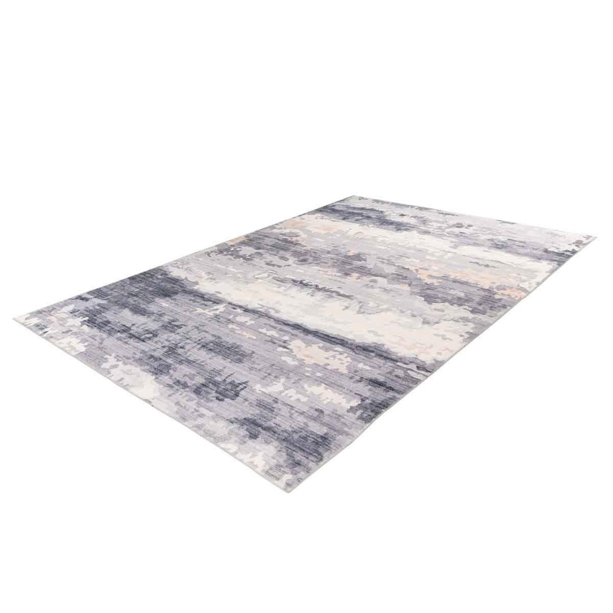 Voir la diapositive 2 : Paris Prix Tapis Tissé à Poils Courts Vintage  Ilian III  Gris