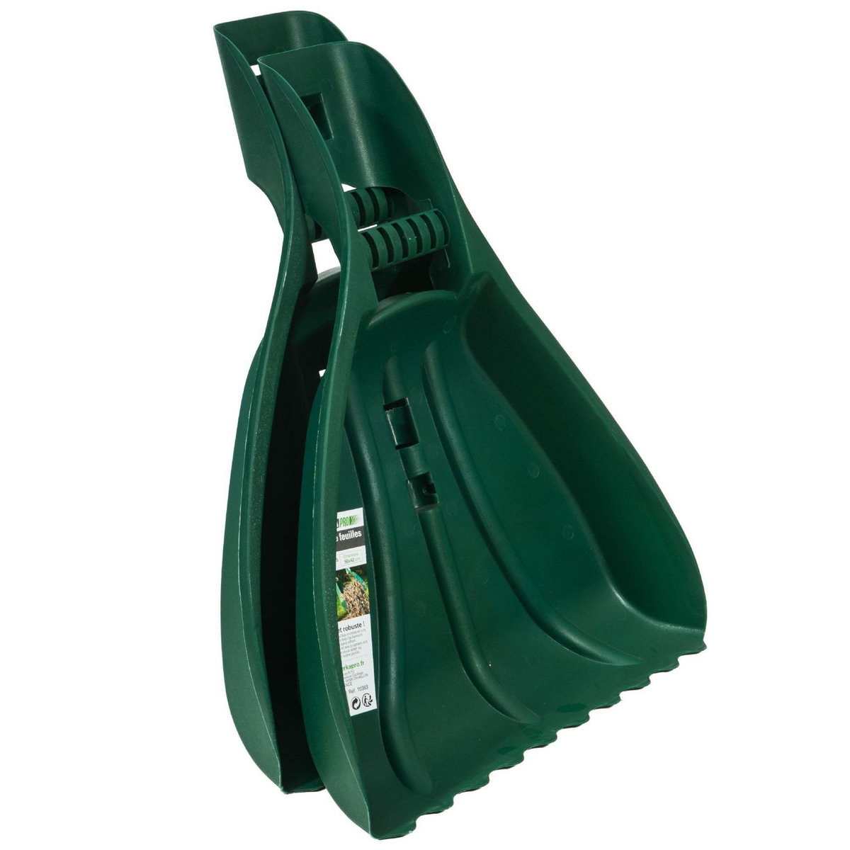 WERKAPRO Lot de deux ramasses feuilles à main avec poignées WERKA PRO