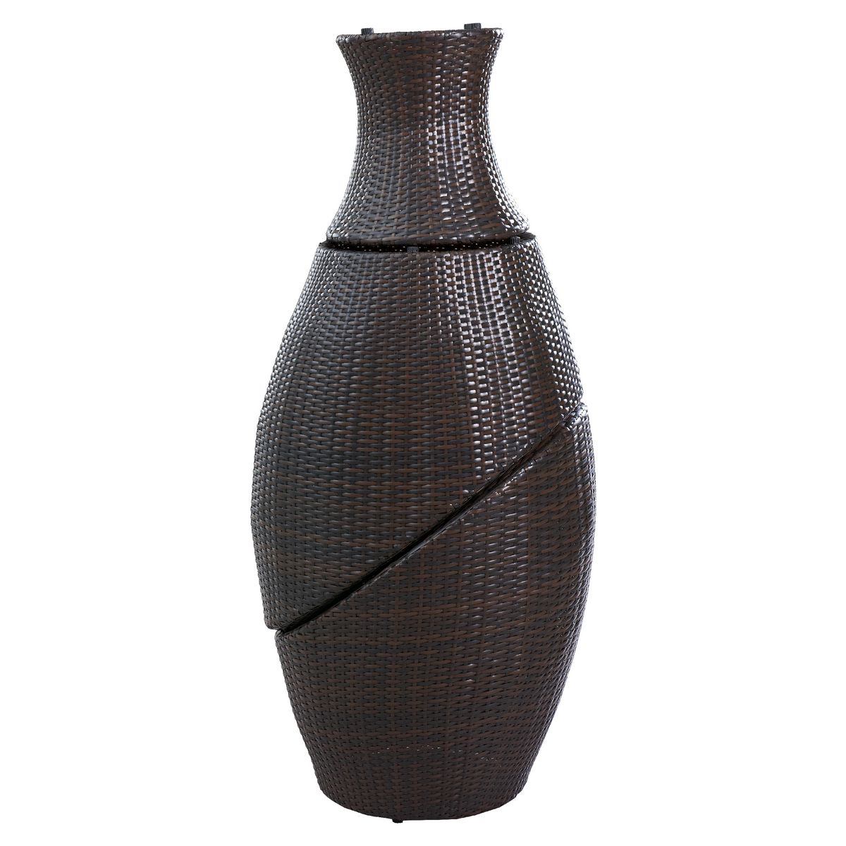 DCB GARDEN Salon bas de jardin 2 personnes chocolat TOTEM