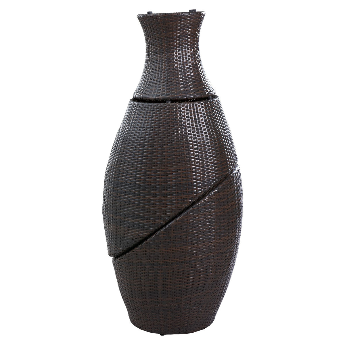 DCB GARDEN Salon bas de jardin 2 personnes chocolat TOTEM