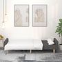 Voir la diapositive 3 : VIDAXL Canape-lit a 2 places gris fonce tissu