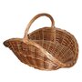Voir la diapositive 1 : Aubry gaspard Panier à bûches en osier brut & buff marron - PBU1090