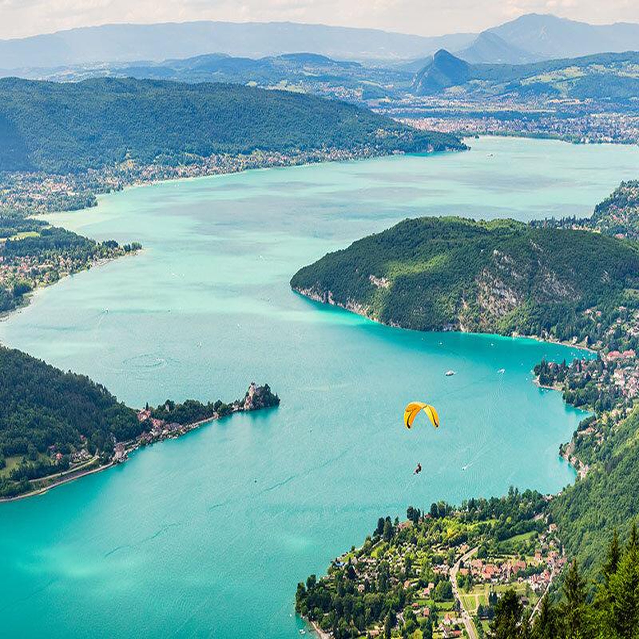 Voir la diapositive 6 : Smartbox Sensations parapente : vol magique de 35 min au-dessus du lac d'Annecy - Coffret Cadeau Sport & Aventure