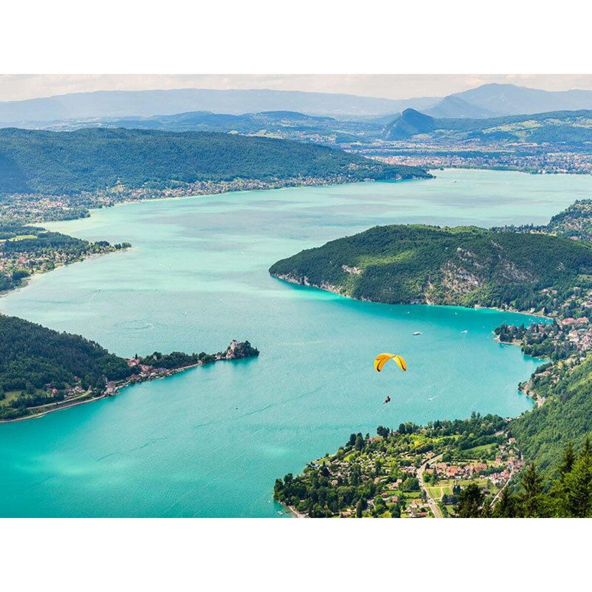 Smartbox Sensations parapente : vol magique de 35 min au-dessus du lac d'Annecy - Coffret Cadeau Sport & Aventure